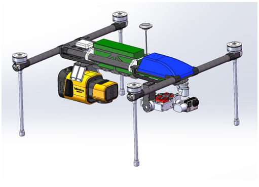 Ecodrone? UAS-4 Pro輕便型一體式多光譜-激光雷達遙感系統(tǒng)